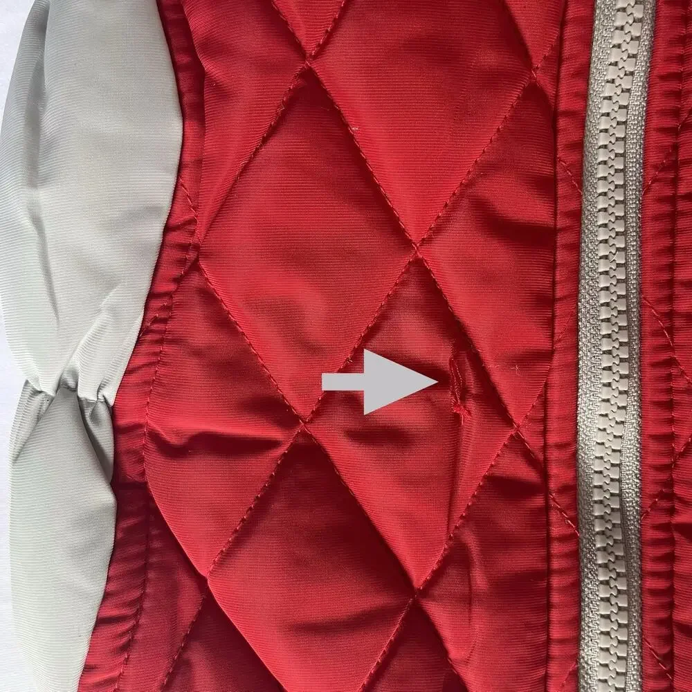 Lelepet Warm Dog Pet Winter Coat Snow Cold Weather Reflect Fleece Fur Red Gray L
